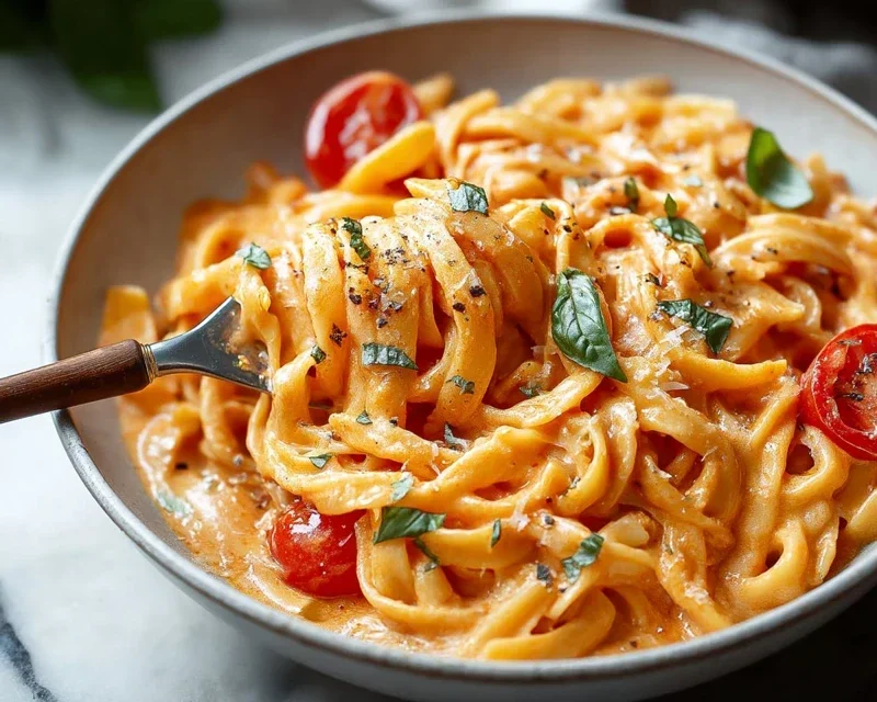Easy One Pot Creamy Tomato Pasta