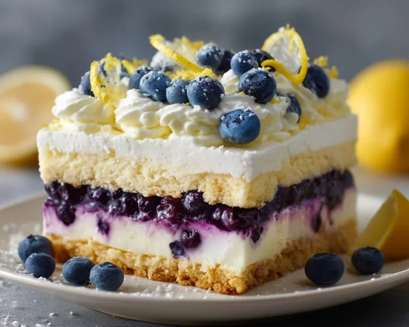 Mini Lemon Cakes With Lavender Glaze