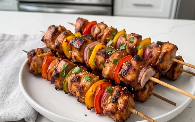 Air Fryer Chicken Skewers (VIDEO)