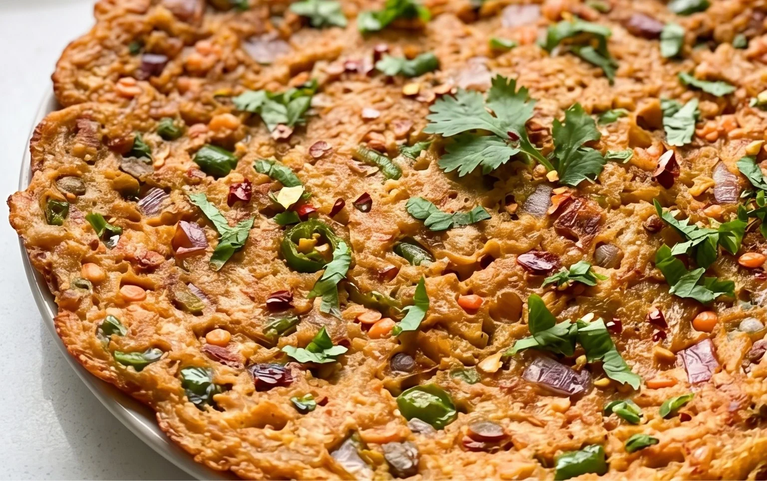 Masoor Dal Chilla | Savory Red Lentil Pancakes