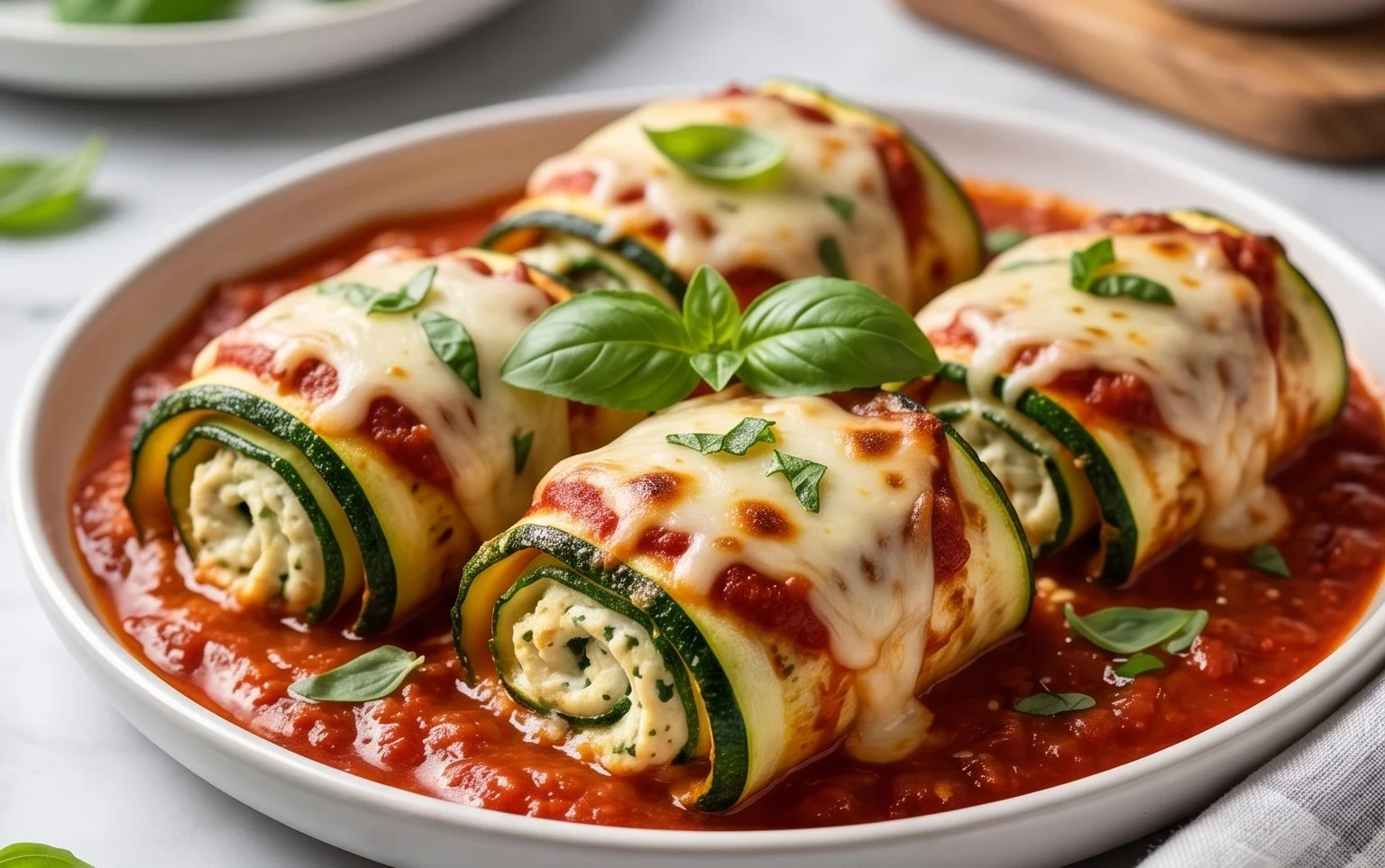 Vegan Zucchini Rollatini