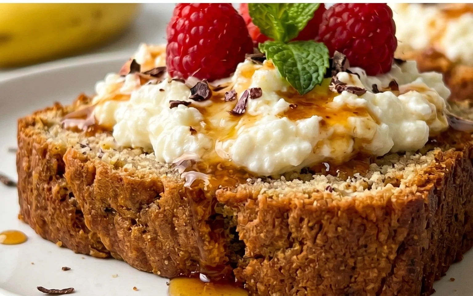 Cottage Cheese Banana Bread