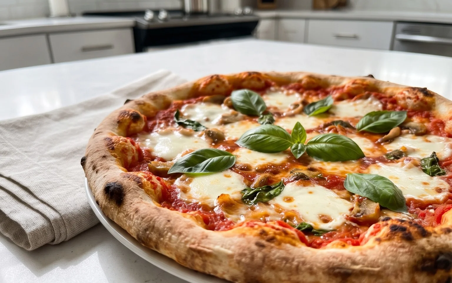 An excellent No Yeast Pizza Dough - quick easy homemade pizza!