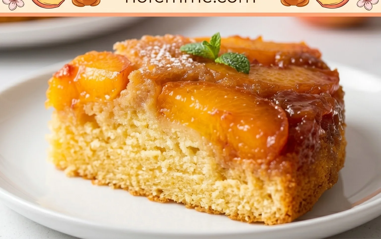 Peach Upside-Down Cake Recipe