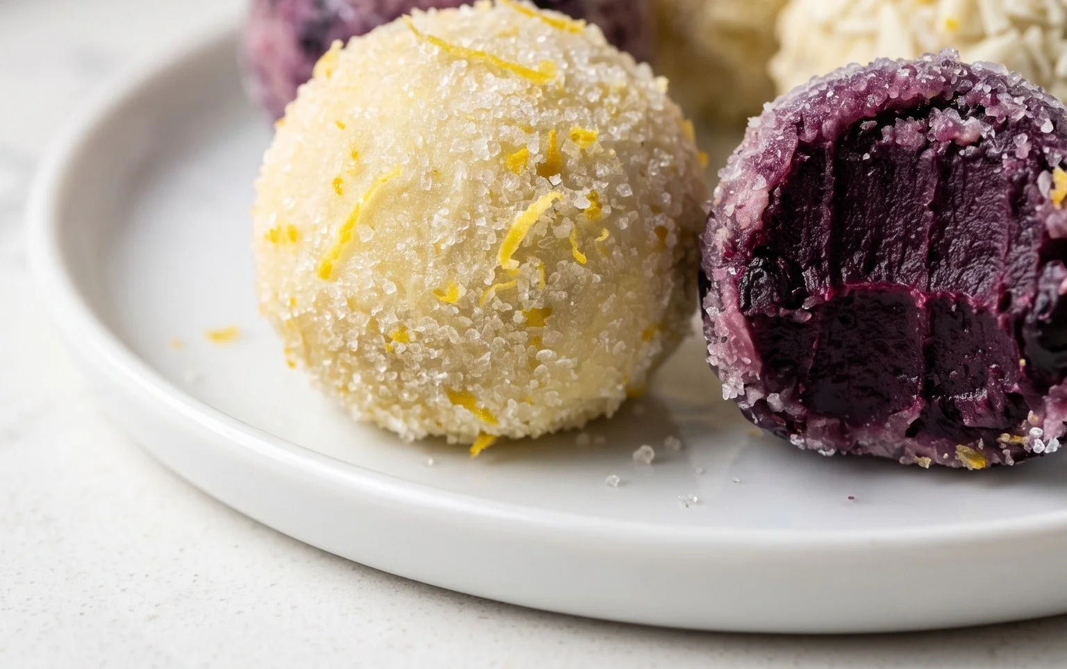 LEMON BLUEBERRY TRUFFLES 