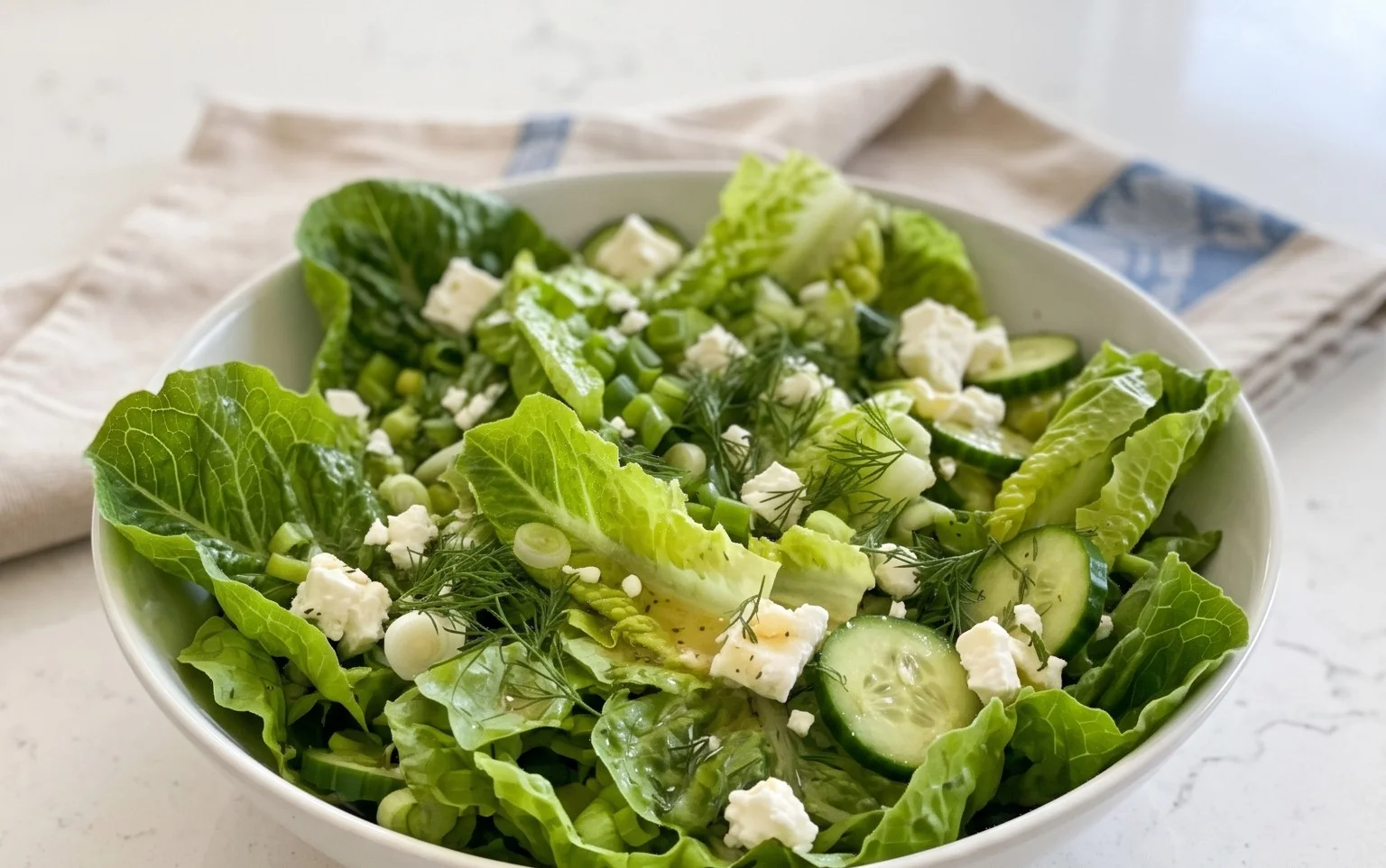 Maroulosalata (Greek Lettuce Salad)