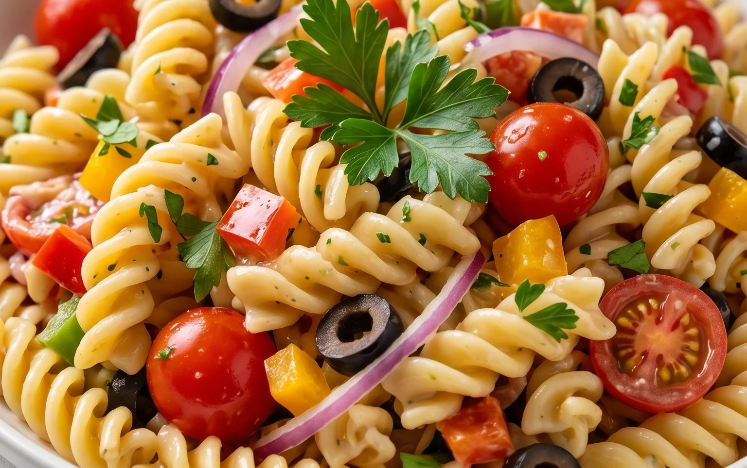 French Dressing Pasta Salad