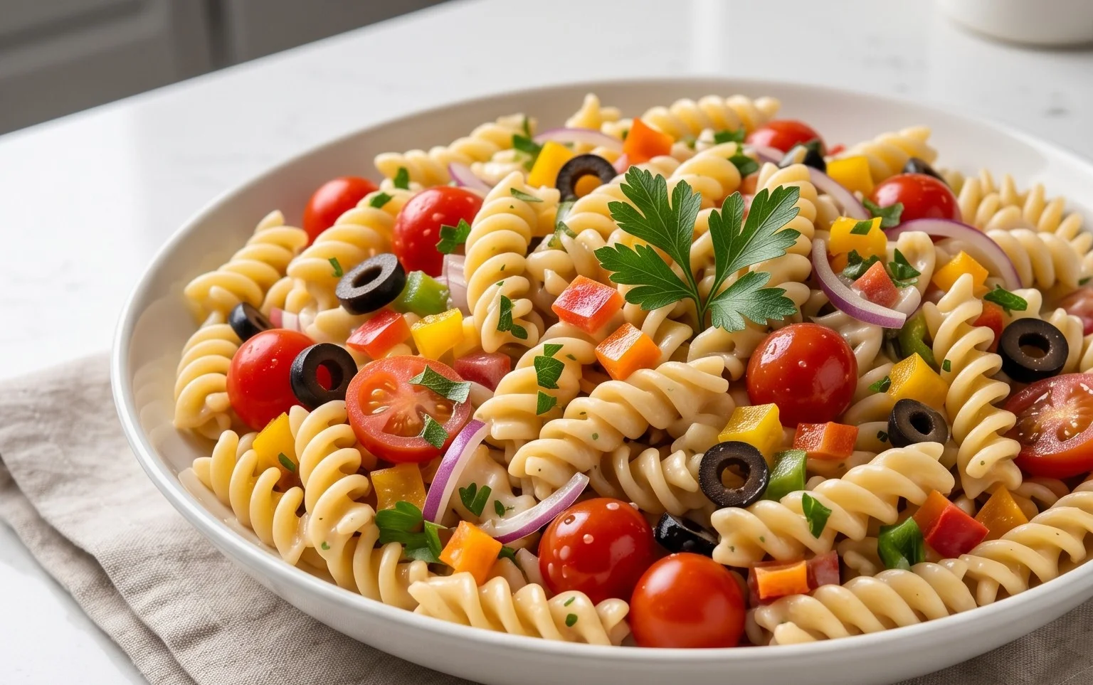 French Dressing Pasta Salad