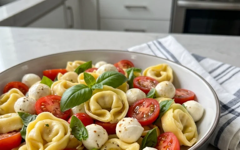 Tortellini Caprese Salad