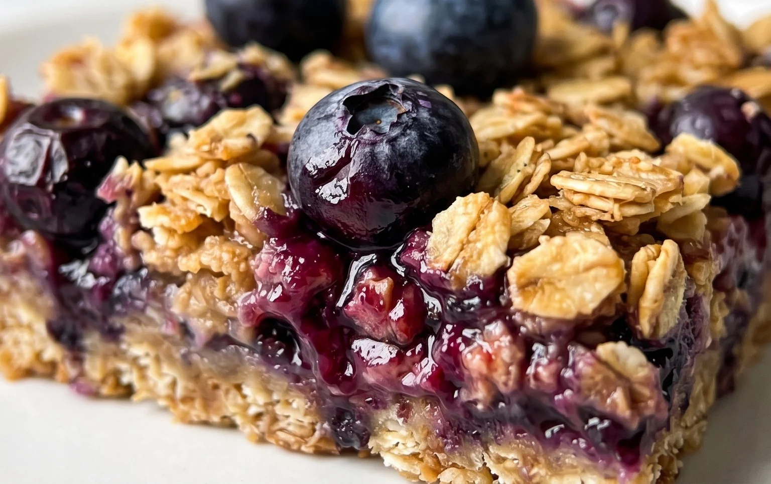 Blueberry Oatmeal Bars