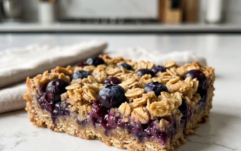 Blueberry Oatmeal Bars