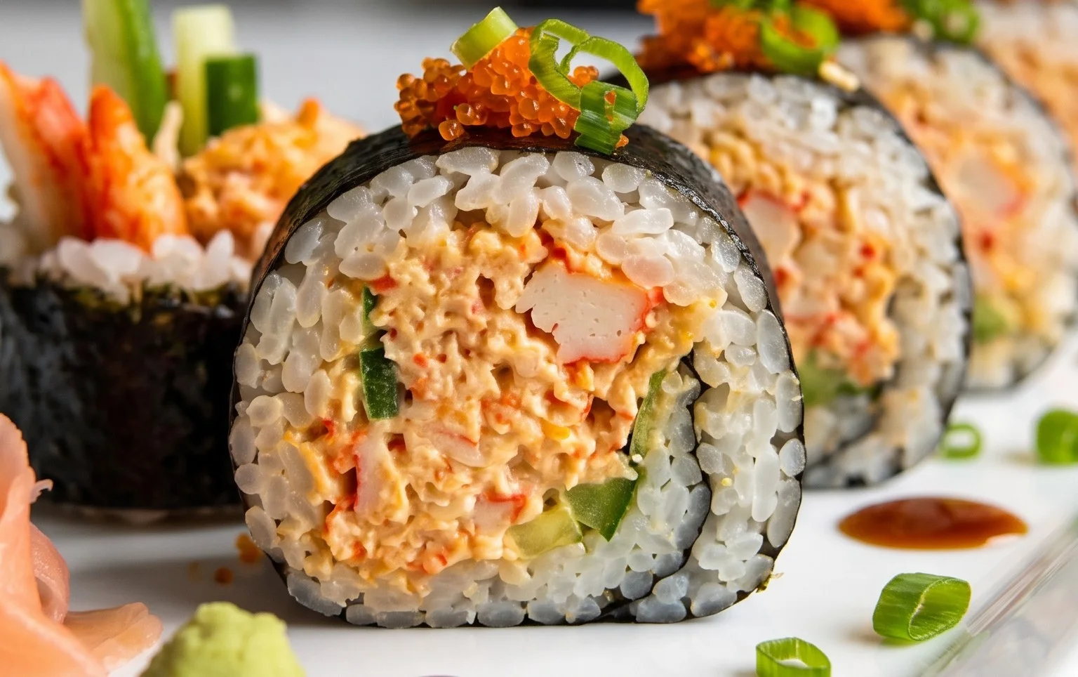 Kani Sushi (Spicy Crab Roll)