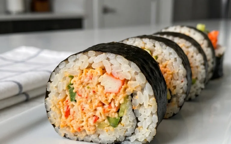 Kani Sushi (Spicy Crab Roll)