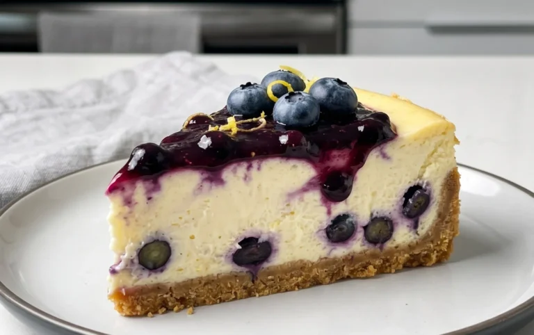Lemon Blueberry Cheesecake