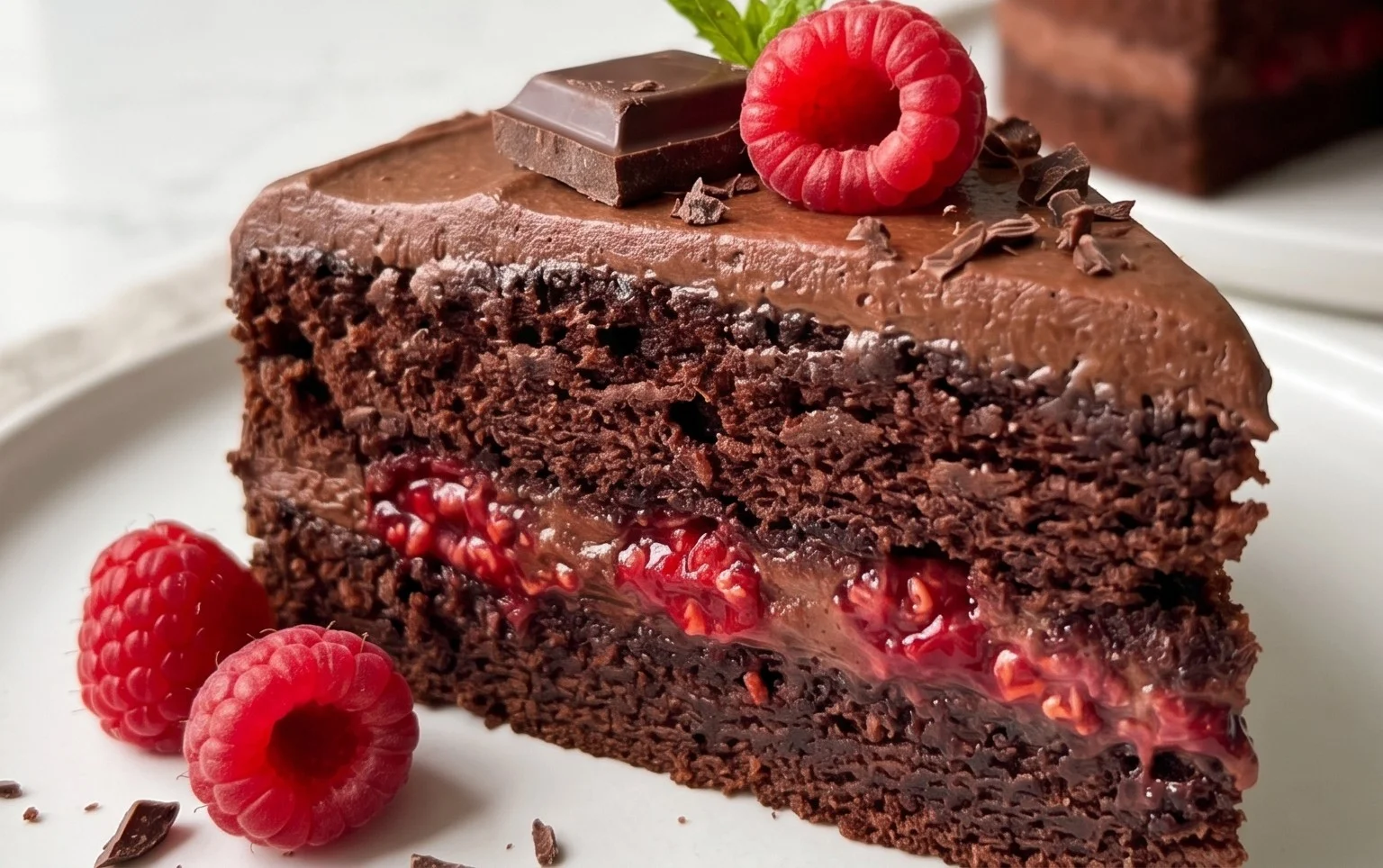 Chocolate Raspberry Cake