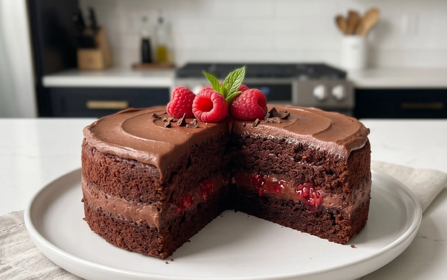 Chocolate Raspberry Cake