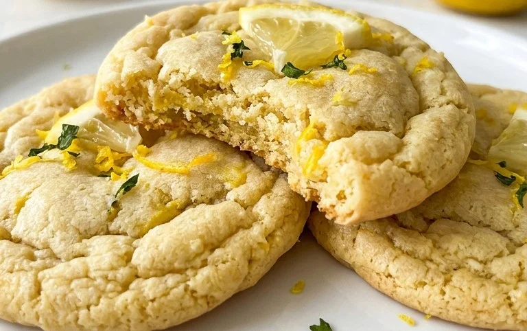 Soft & Chewy Lemon Cookies