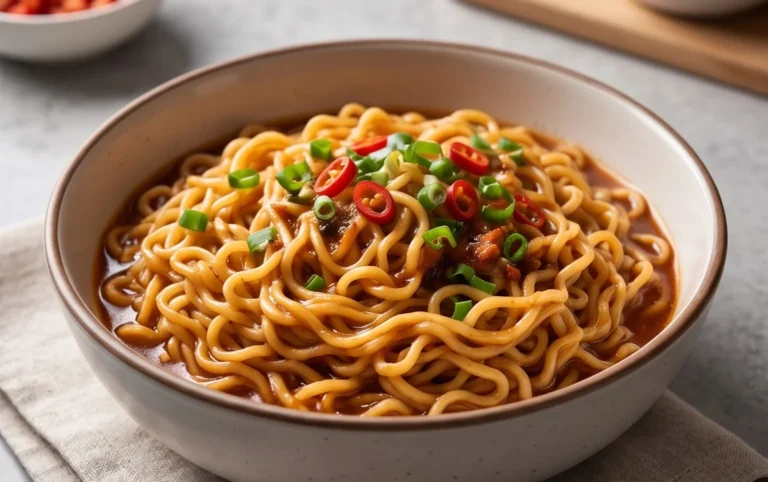 Easy Saucy Ramen Noodles