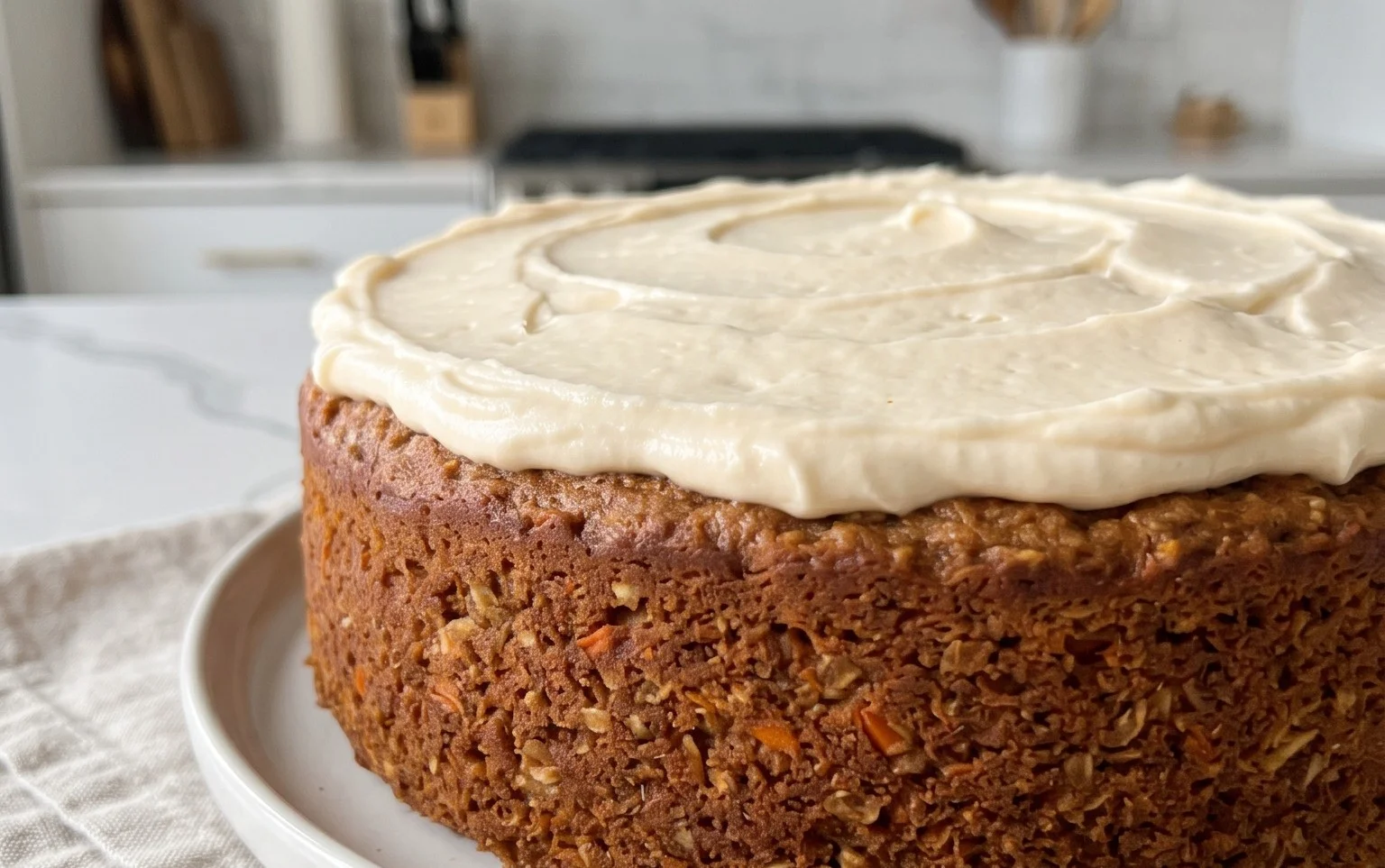 Easy Flourless Oatmeal Carrot Cake Recipe