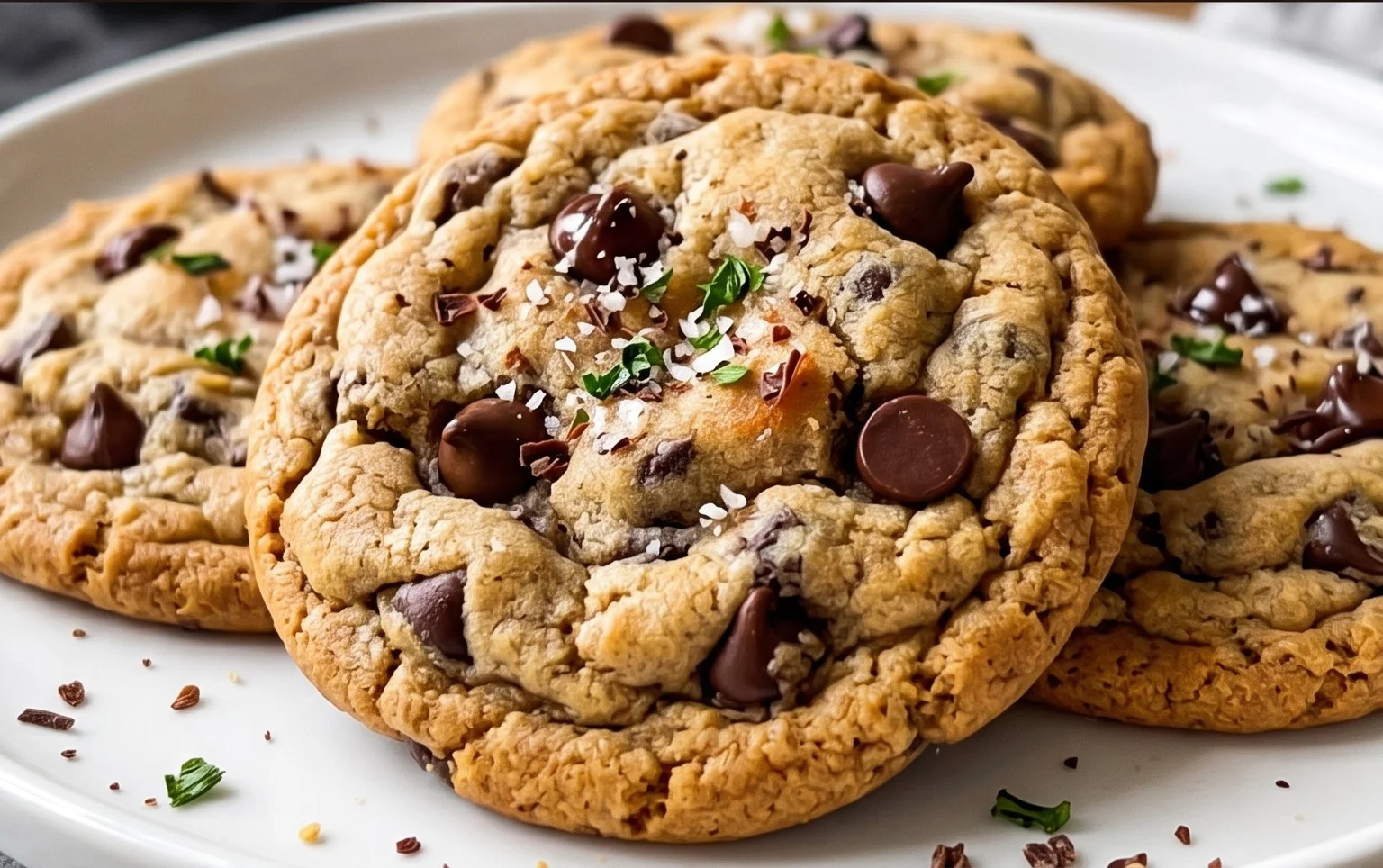 Crispy and Chewy Chocolate Chip Cookies