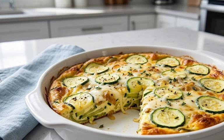 Crustless Zucchini Quiche Recipe