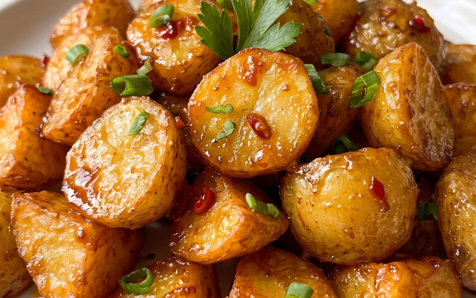 Crispy Honey Chilli Potatoes