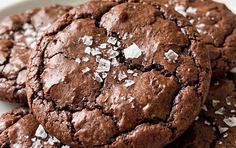 Salted Brownie Cookies