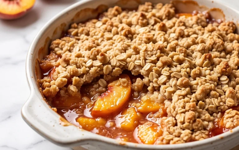 Fresh Peach Crisp Recipe
