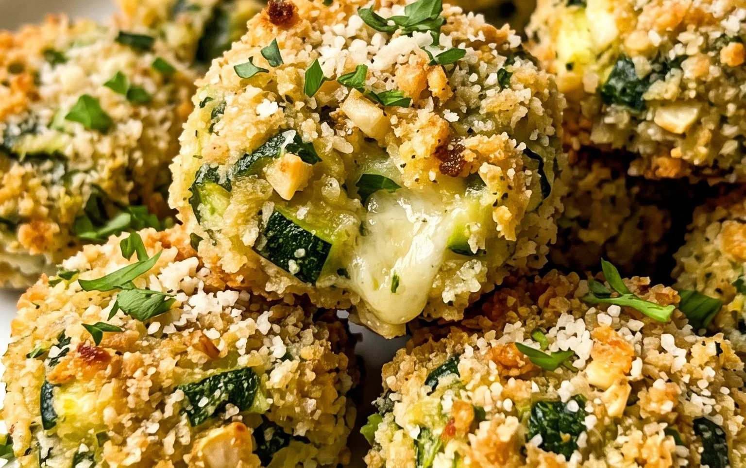 Zucchini Garlic Bites