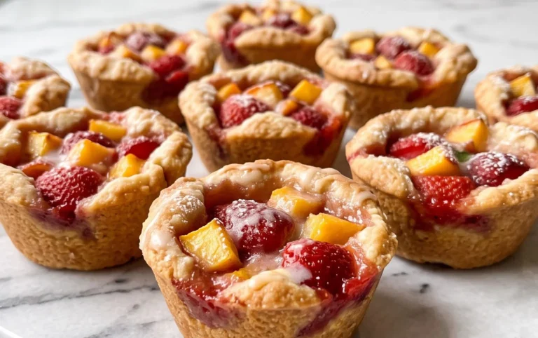 Strawberry Peach Pie Bites