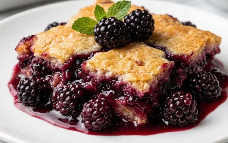 The Pioneer Women's Blackberry Cobbler
