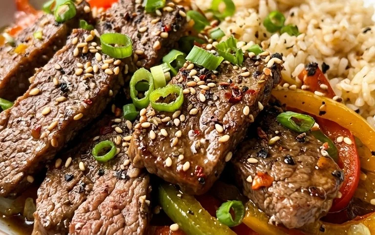 Beef Pepper Rice Bowl is a delicious meal option.
