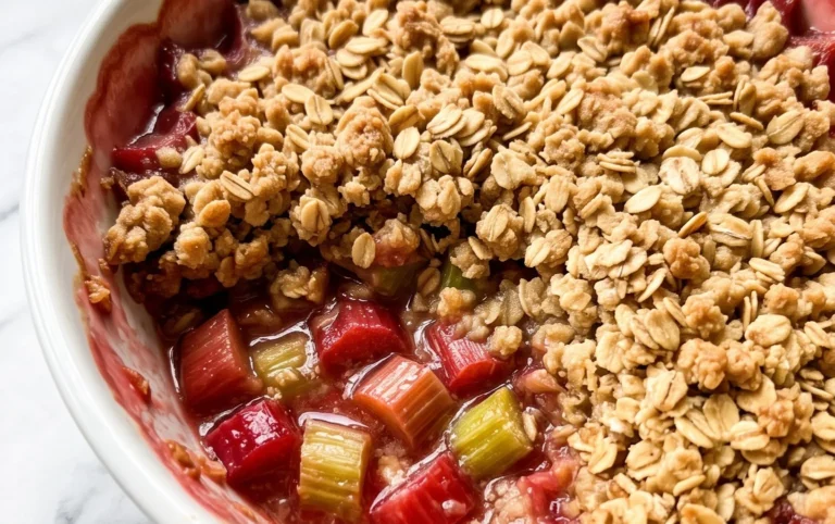 Easy Rhubarb Crisp