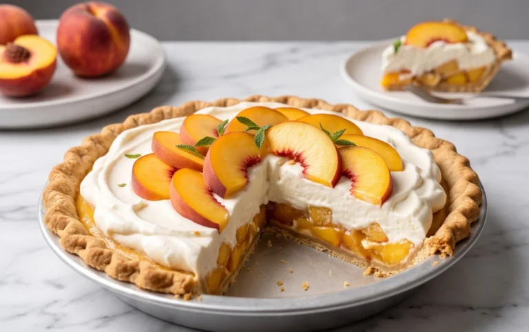 Peaches and Cream Pie