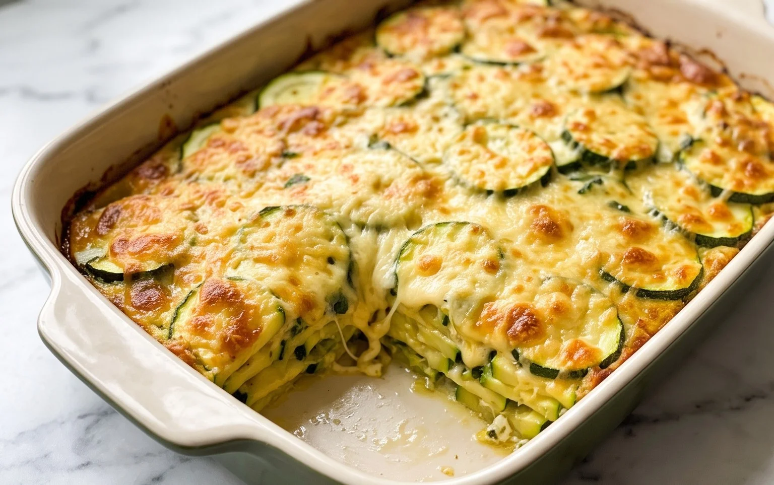 Baked Zucchini and Cheese