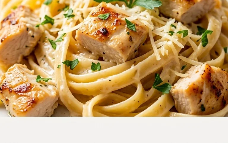 Low Calorie Chicken Alfredo