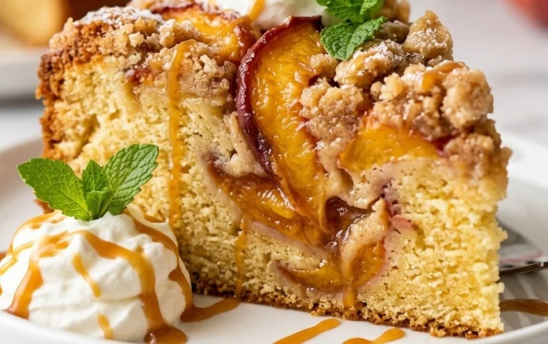 Peach Cobbler Pound Cake