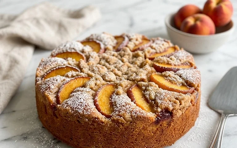 Peach Cobbler Pound Cake