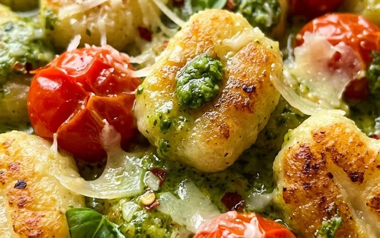 Creamy Pesto Gnocchi