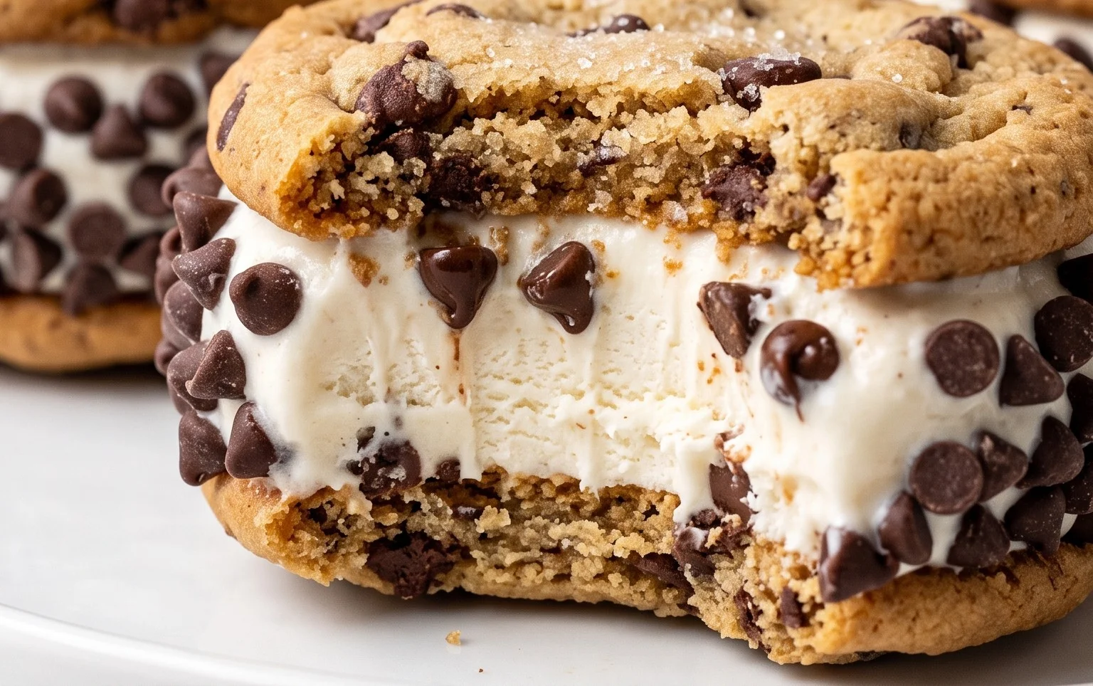 Cookie Ice Cream Sandwiches (Like a Chipwich!)