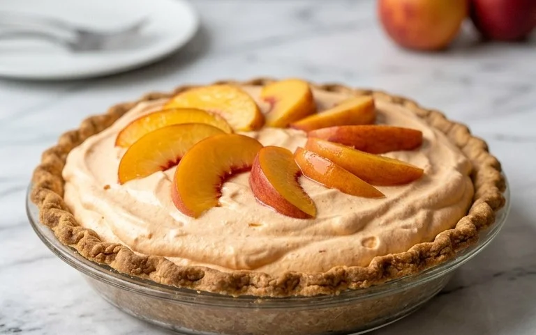 Peach Chiffon Pie