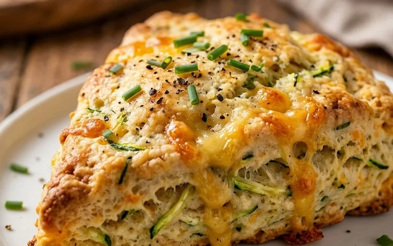Zucchini Cheddar Scones