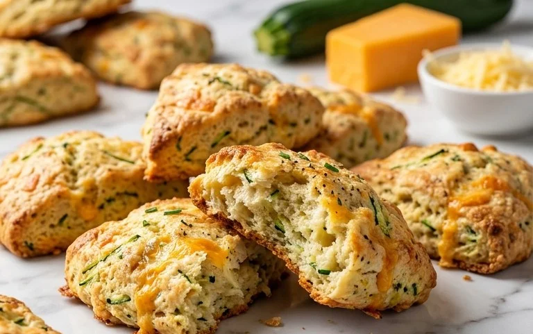 Zucchini Cheddar Scones