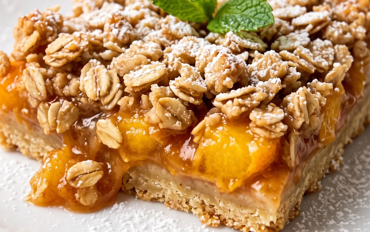 Fresh Peach Crum extractb Bars