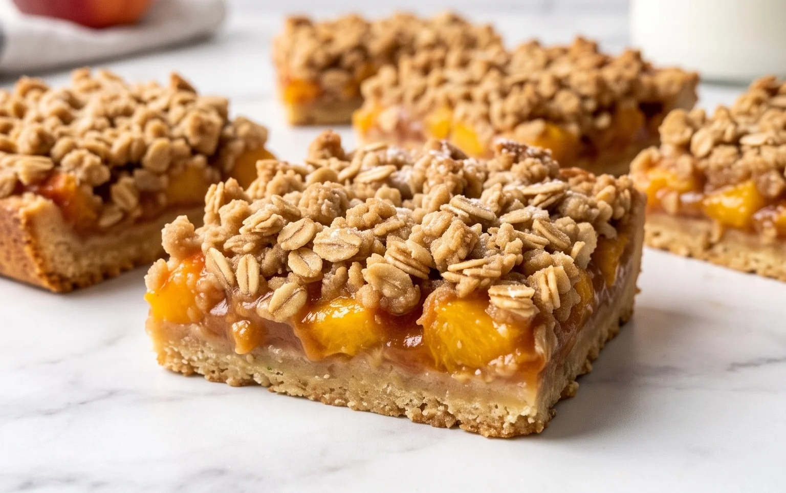 Fresh Peach Crum extractb Bars