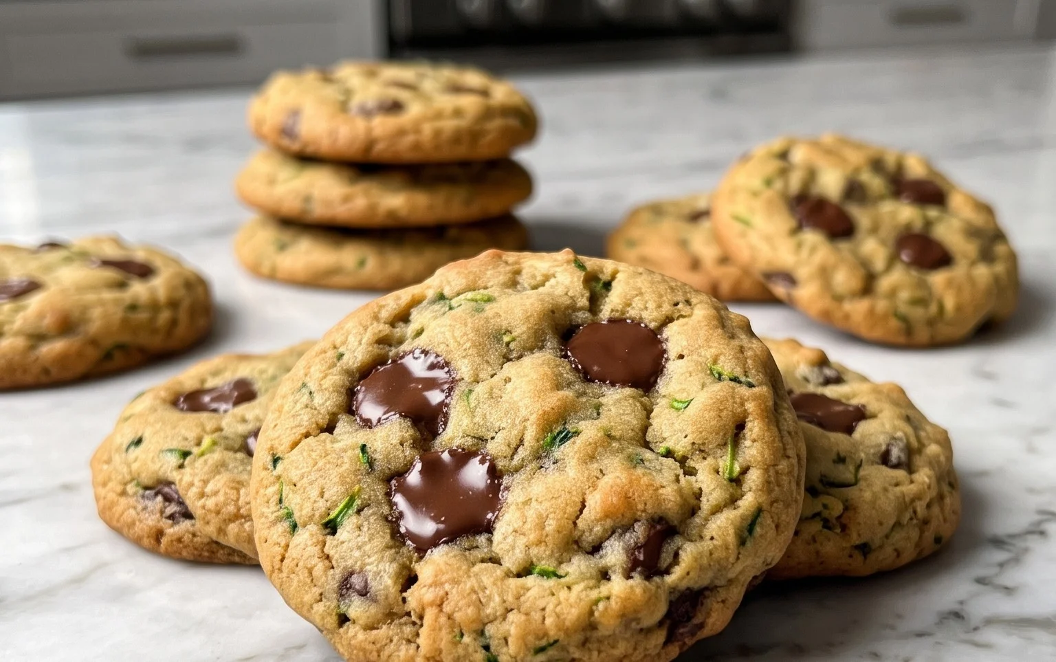 Zucchini Chocolate Chip Cookies