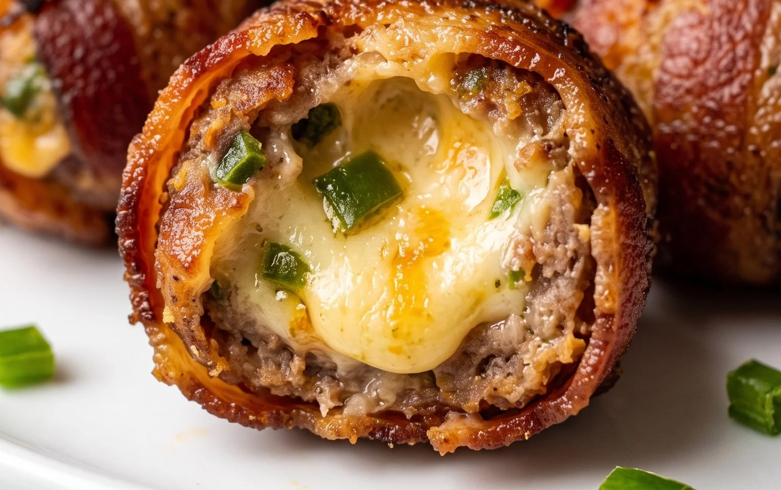 Beef Bacon Jalapeño Popper Cheese Balls