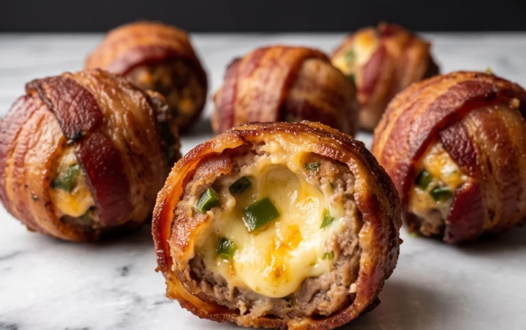Beef Bacon Jalapeño Popper Cheese Balls