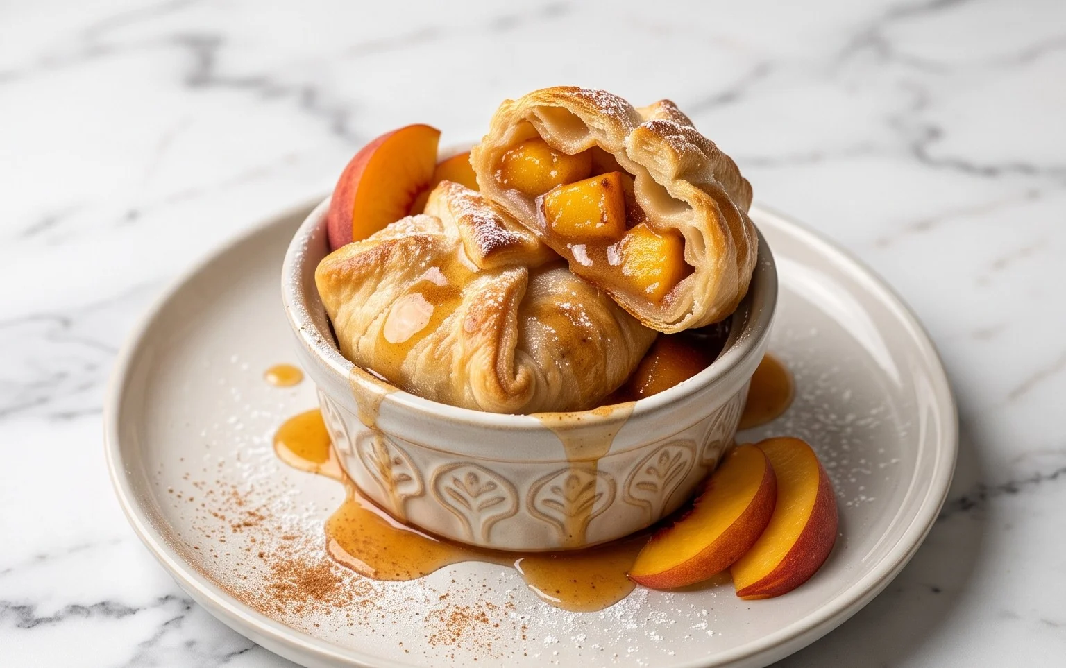 Peach Dumplings