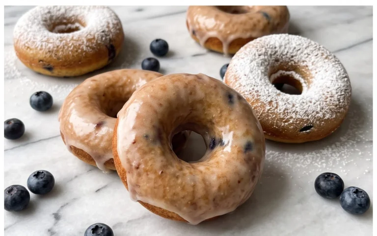 Blueberry Cake Donuts